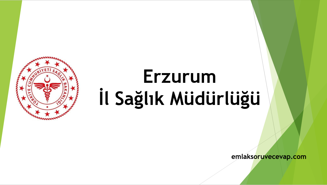 Erzurum İl Sağlık Müdürlüğüne Ait 3 Adet Ticari Alan Kiraya Verilecektir