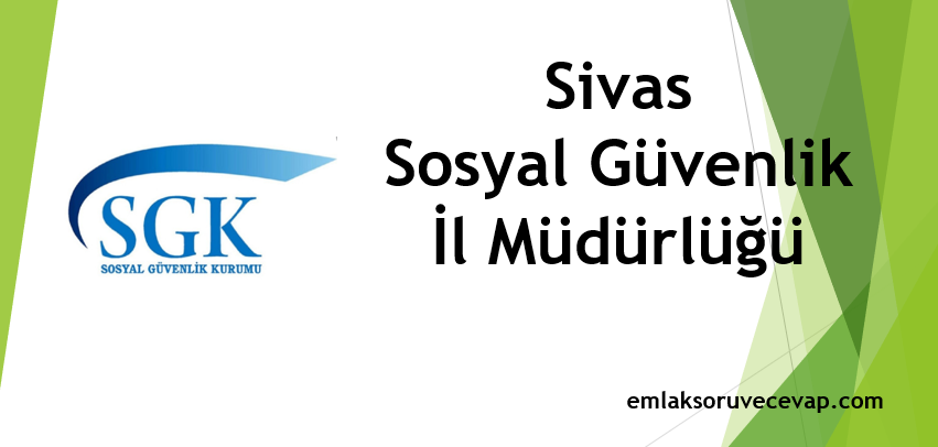 Sivas Sosyal Güvenlik İl Müdürlüğünden Dükkan  Satışı