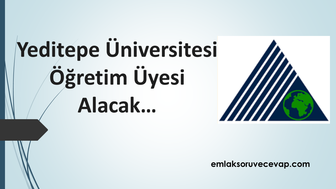 Yeditepe Üniversitesi Öğretim Üyesi Alacak